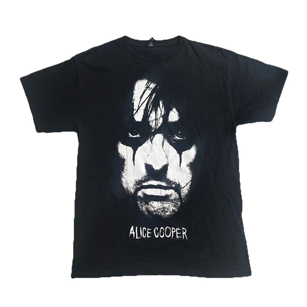 Alice Cooper World Tour 2015 Graphic T-Shirt Mens Medium Black Rock Band Tee